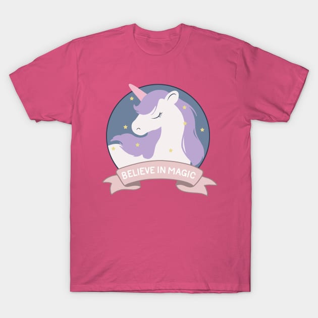 Unicorn T-Shirt by valentinahramov